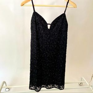 DRESS 🌿 KAREN MILLEN 🌿 WOMEN 🌿 BLACK BEADED